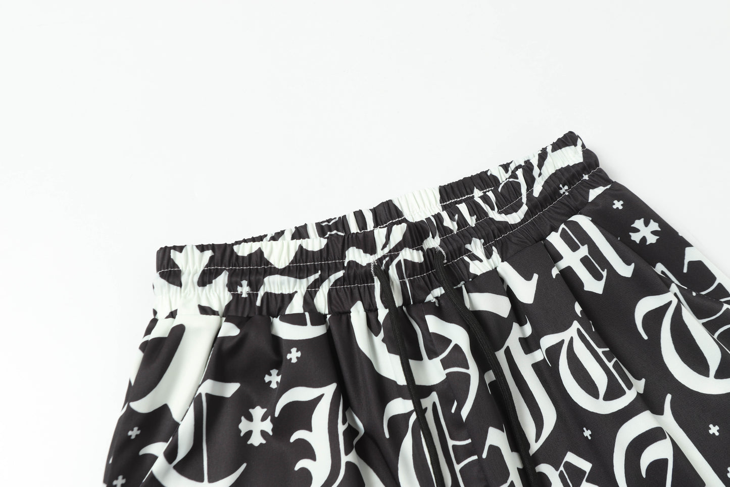 Chrome Hearts New Full Print Shorts Set