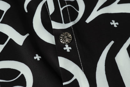 Chrome Hearts New Full Print Shorts Set