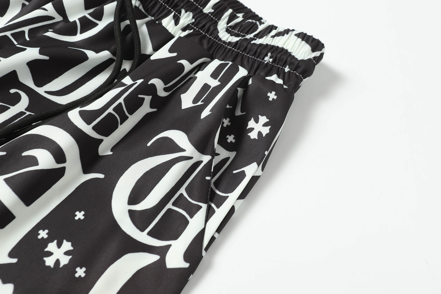 Chrome Hearts New Full Print Shorts Set