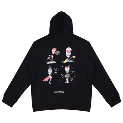 크롬하츠 지퍼업 후드 티셔츠 N5004 