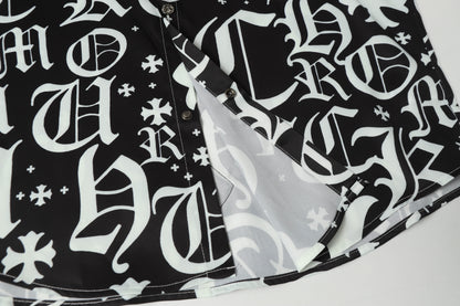 Chrome Hearts New Full Print Shorts Set
